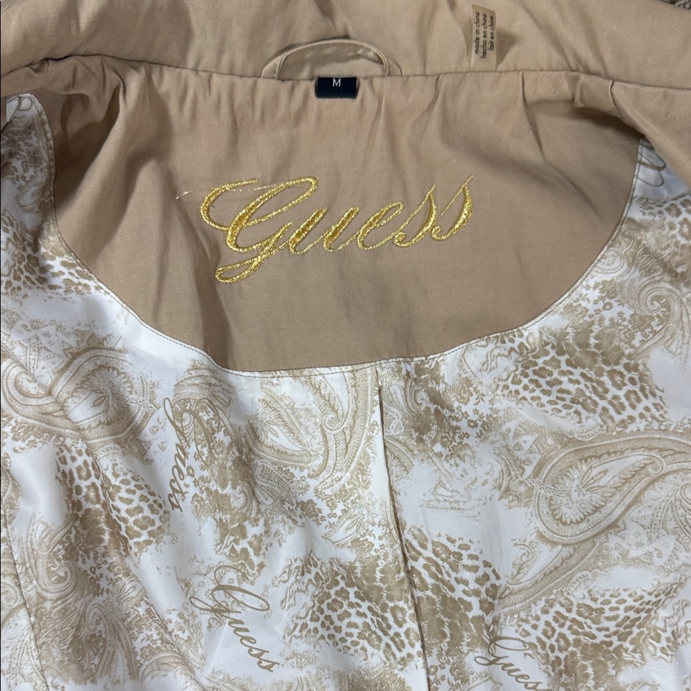 Guess Beige Ruffle Trench Coat SKU1421 - Picture 2 of 10
